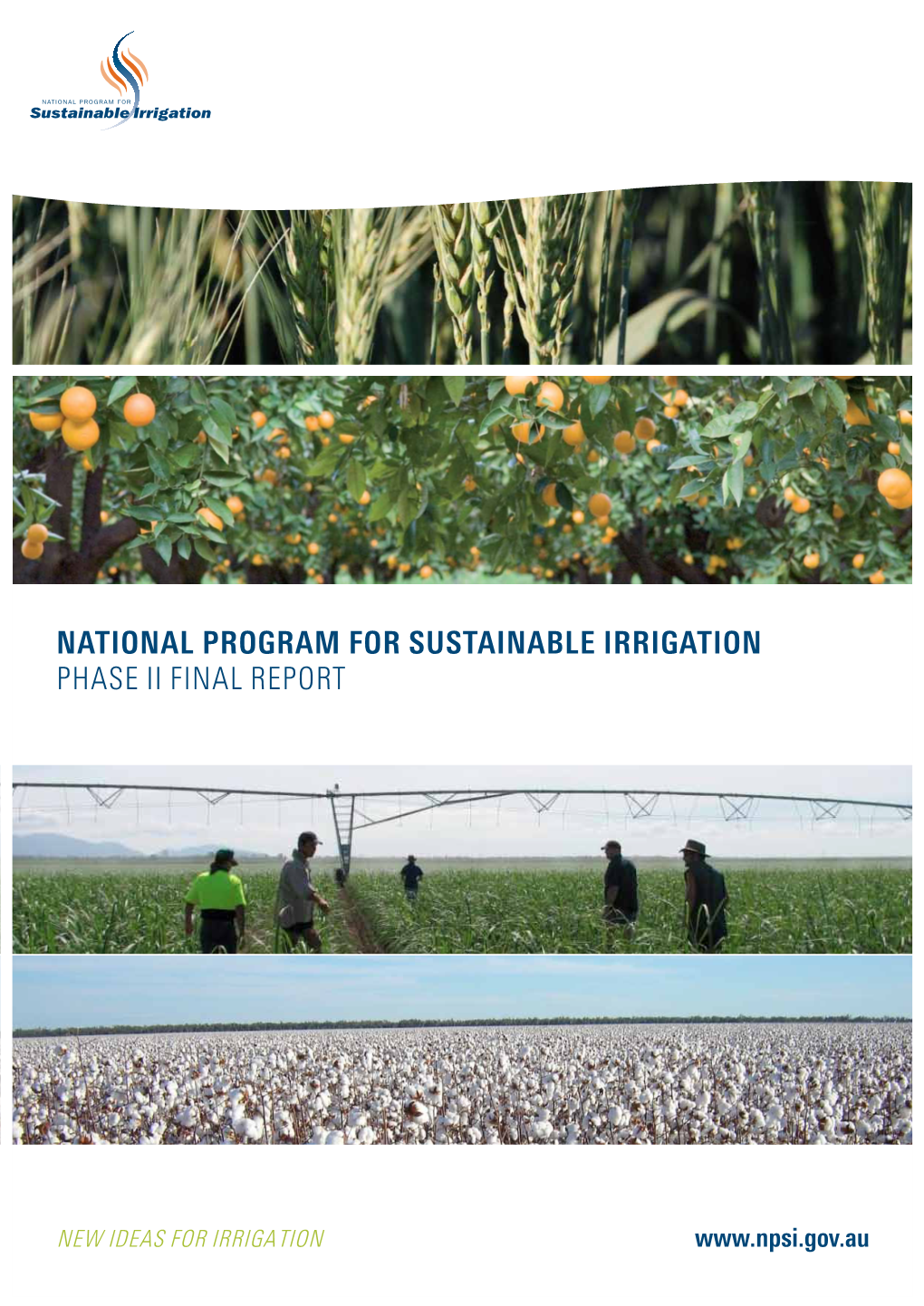 NATIONAL PROGRAM for SUSTAINABLE IRRIGATION PHASE II Final Report