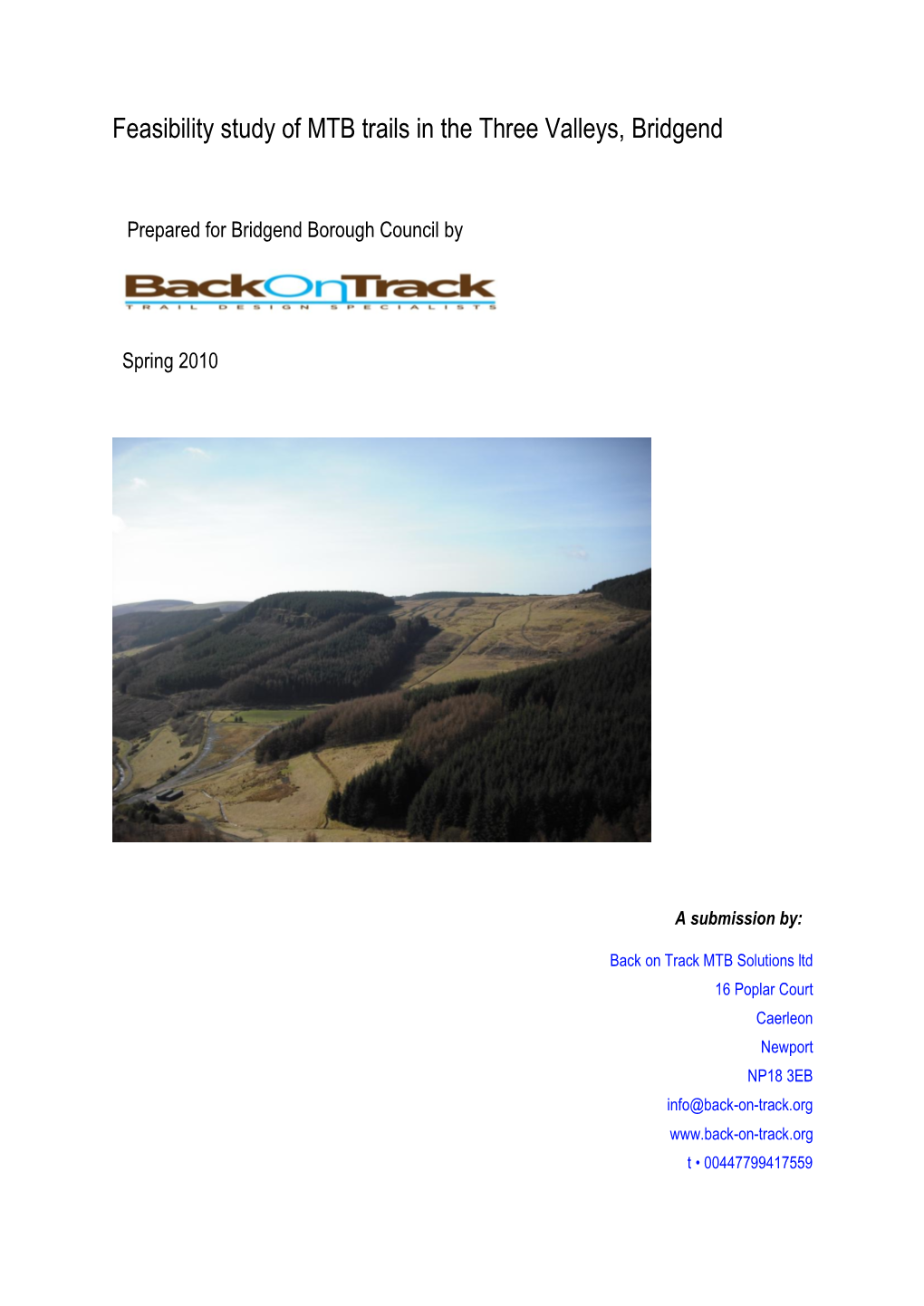 SD129 Feasibility Study of MTB Trails in the Three Valleys