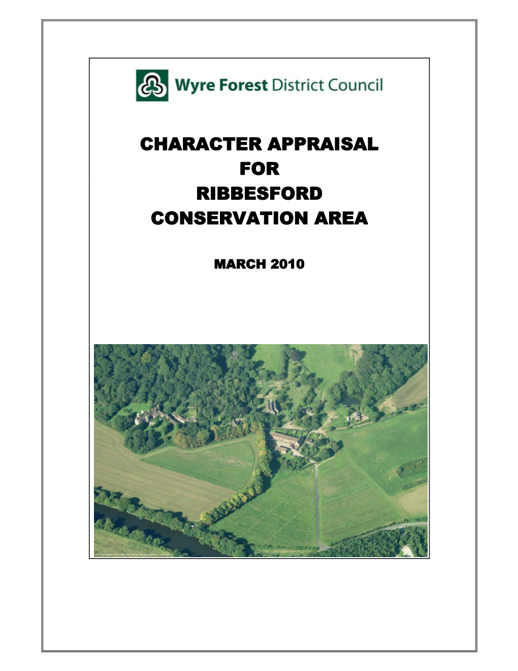 Ribbesford CA Appraisal Final Version March 2010.Indd