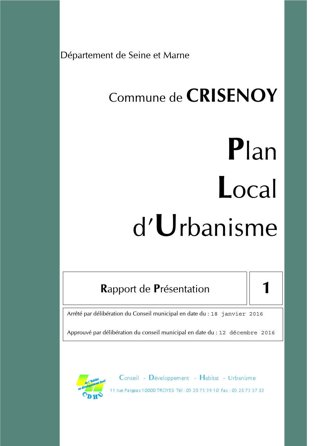 Plan Local D'urbanisme Respecte Les Principes Énoncés Aux Articles L