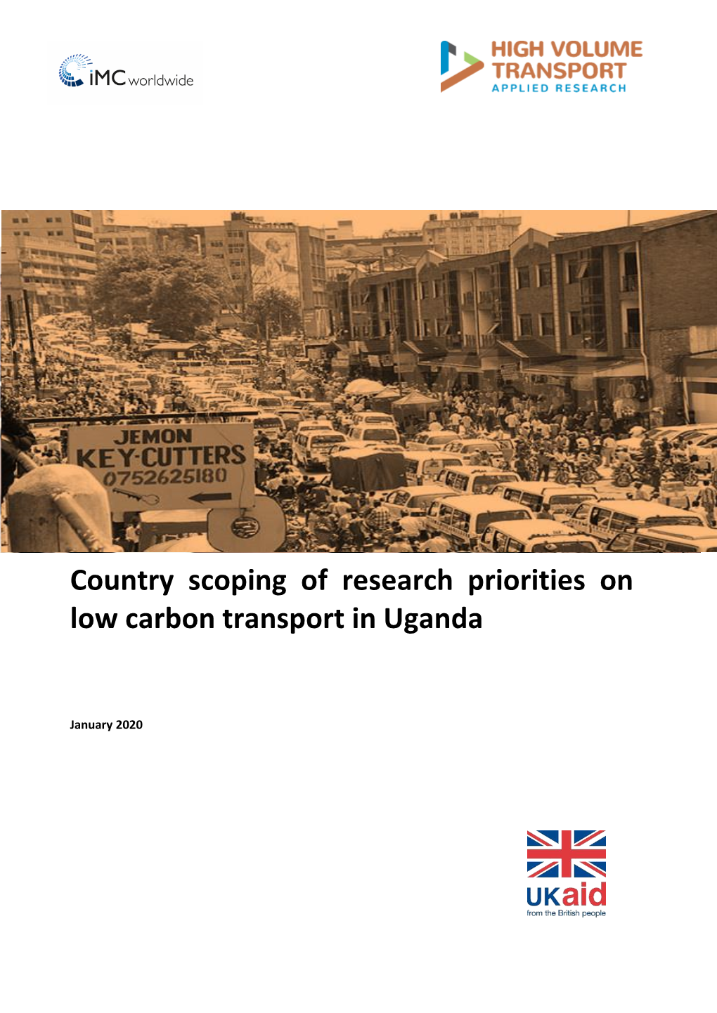 Country Scoping of Research Priorities on Low Carbon Transport in Uganda