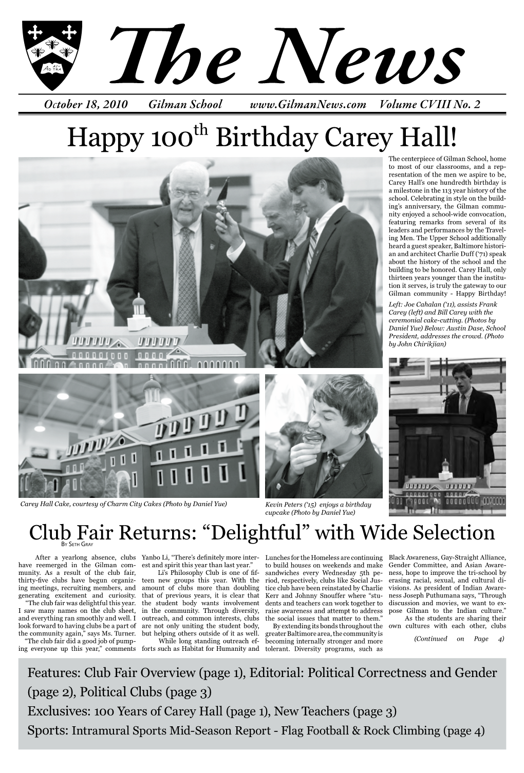 Happy 100Th Birthday Carey Hall!