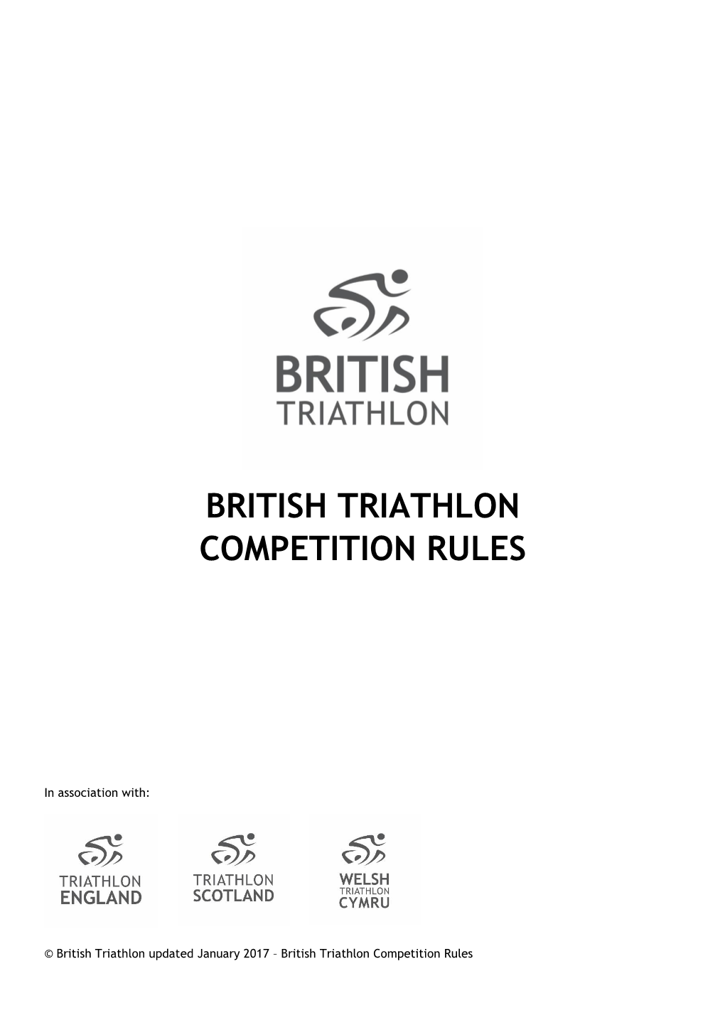 British Triathlon Competition Rules