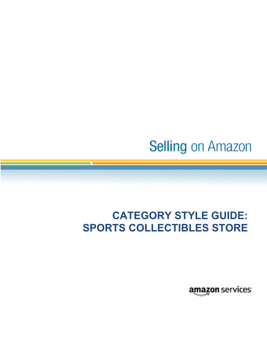 Category Style Guide: Sports Collectibles Store