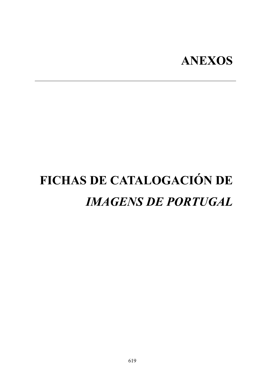 Anexos Fichas De Catalogación De Imagens De