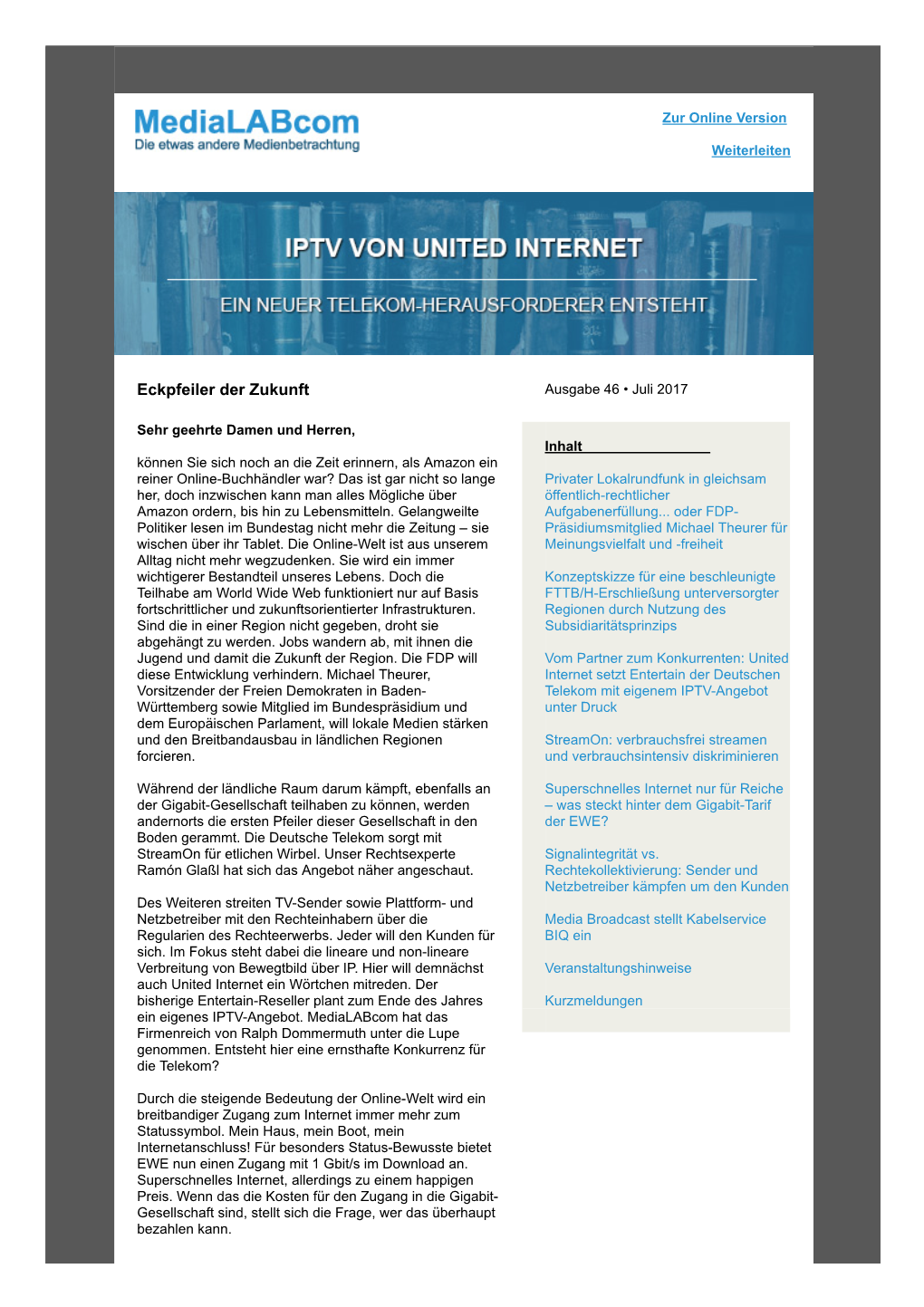 IPTV Von United Internet