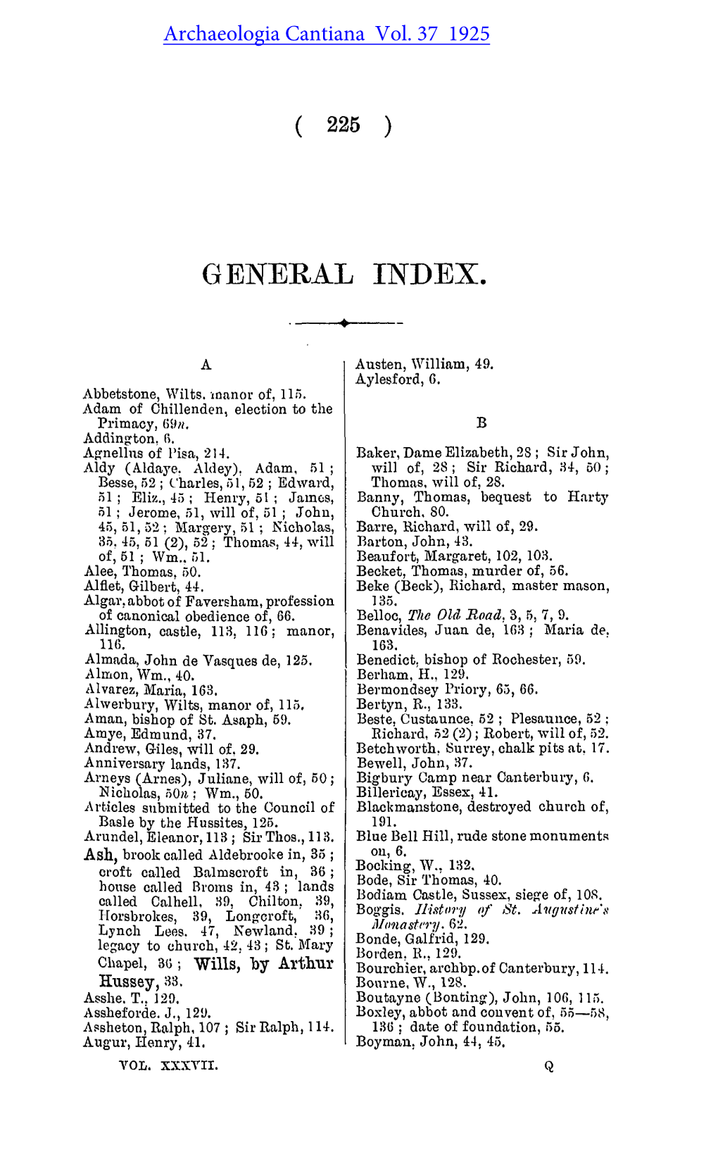 General Index