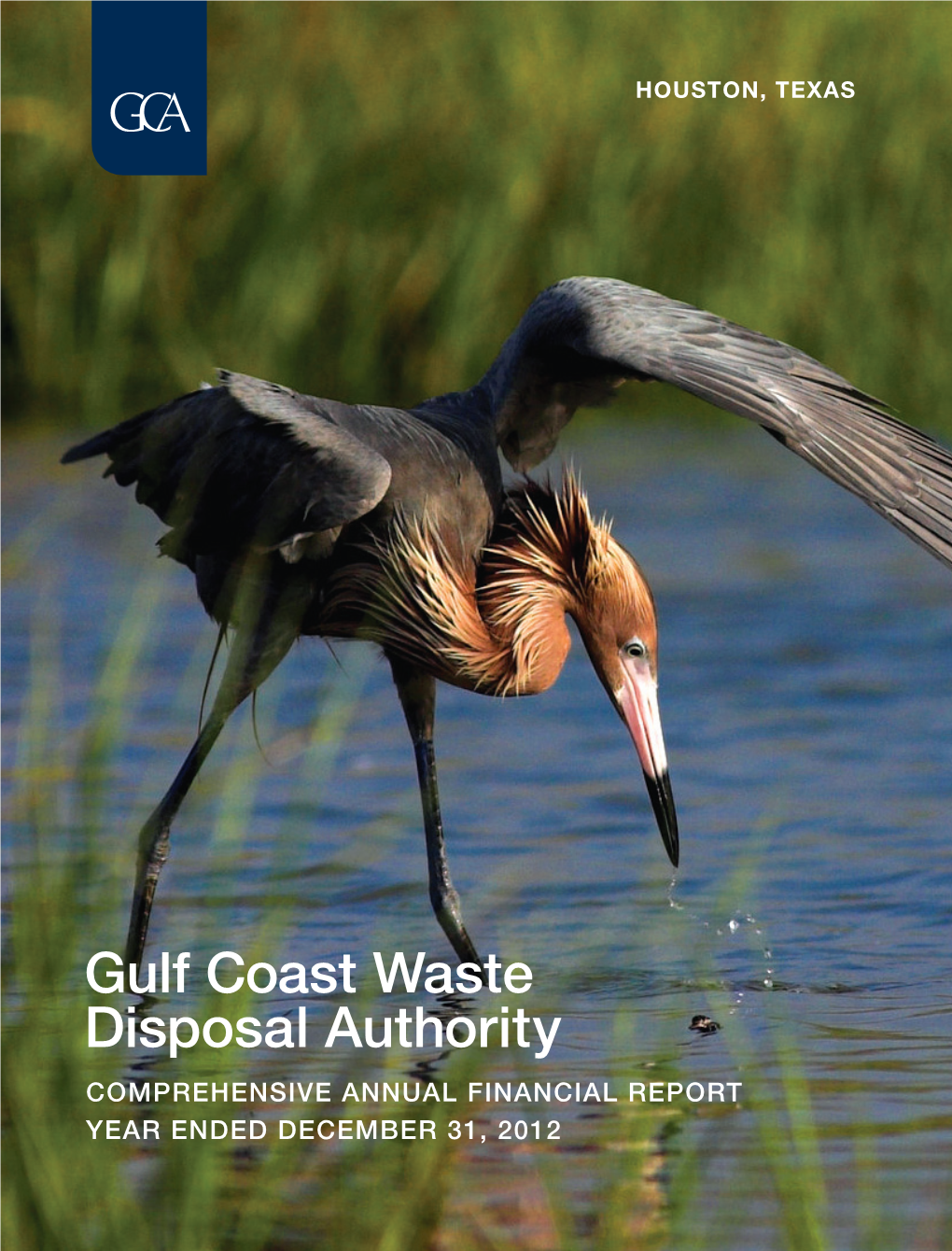 Gulf Coast Waste Disposal Authority COMPREHENSIVE ANNUAL FINANCIAL REPORT YEAR ENDED DECEMBER 31, 2012
