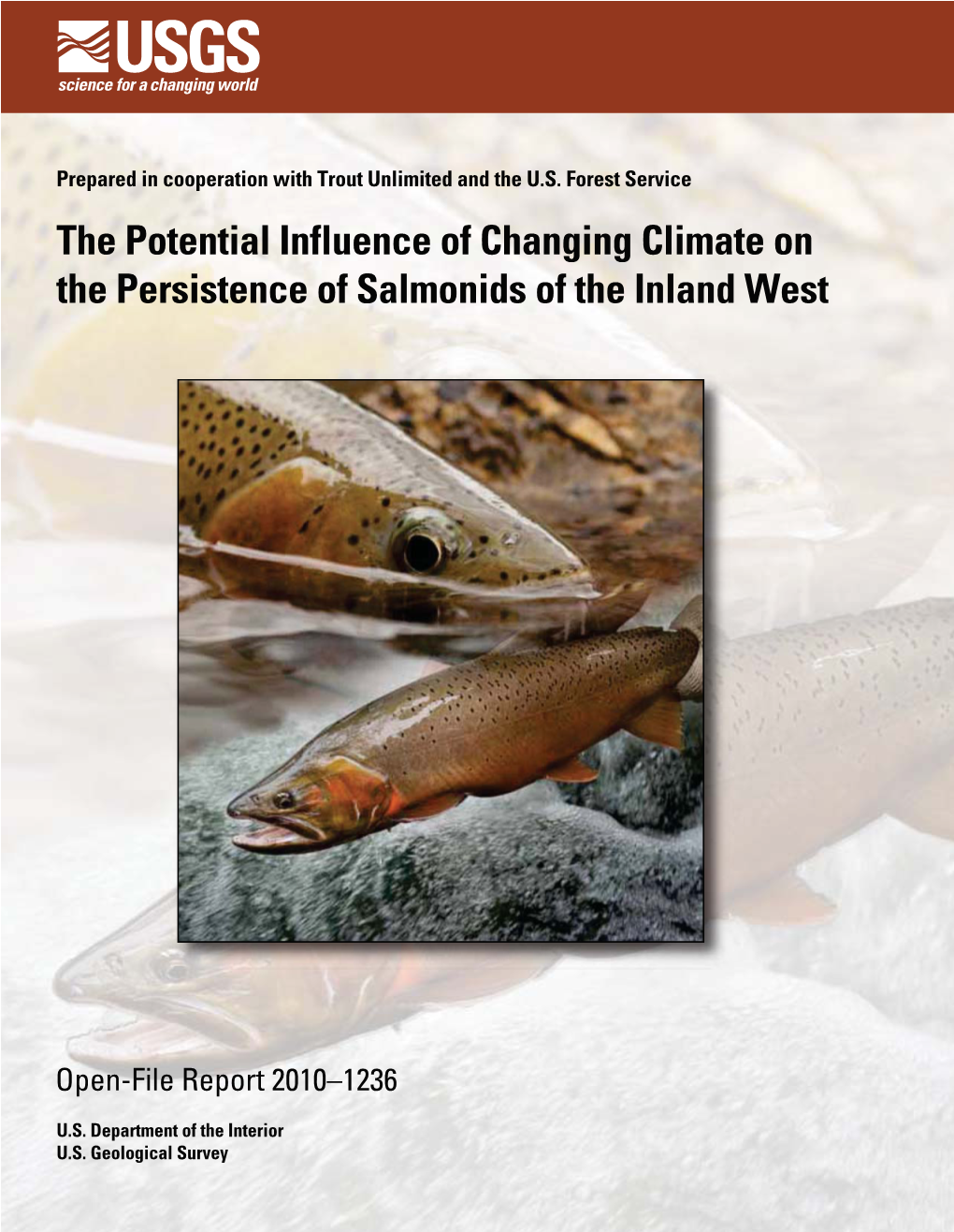 The Potential Influence of Changing Climate on the Persistence of Salmonids of the Inland West