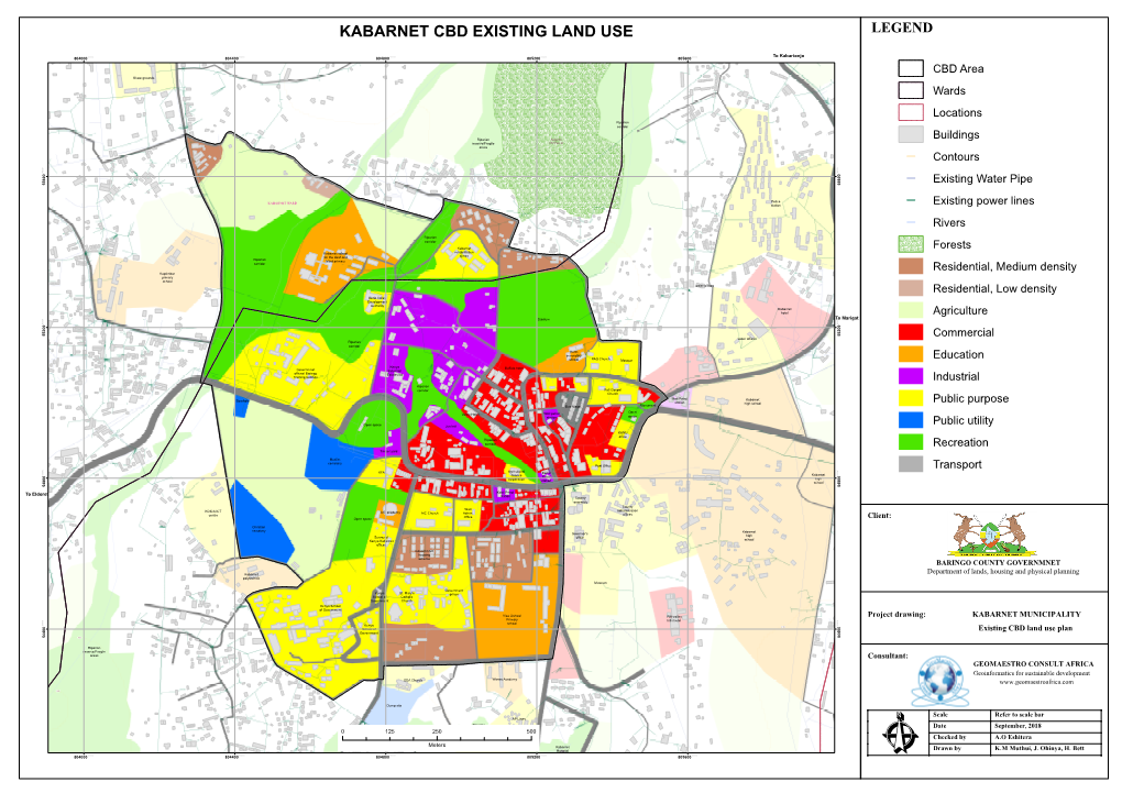 Kabarnet Cbd Existing Land Use