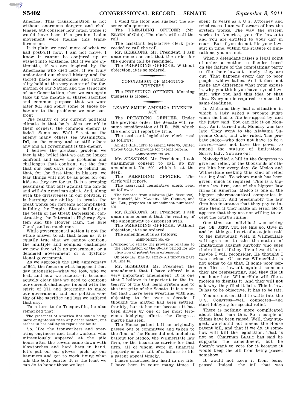 Congressional Record—Senate S5402