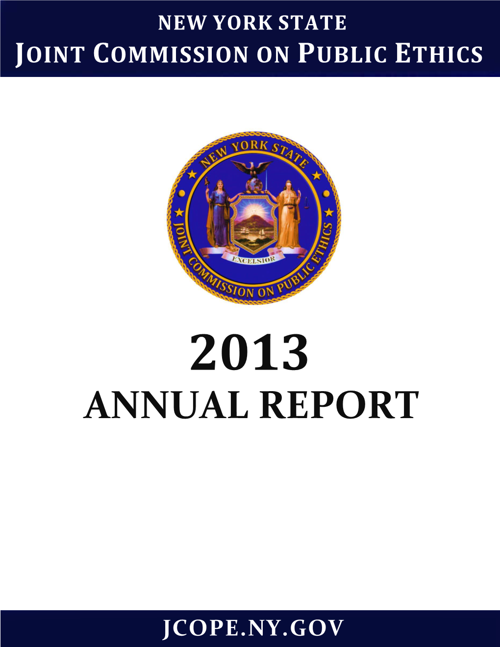 2013 JCOPE Annual Report