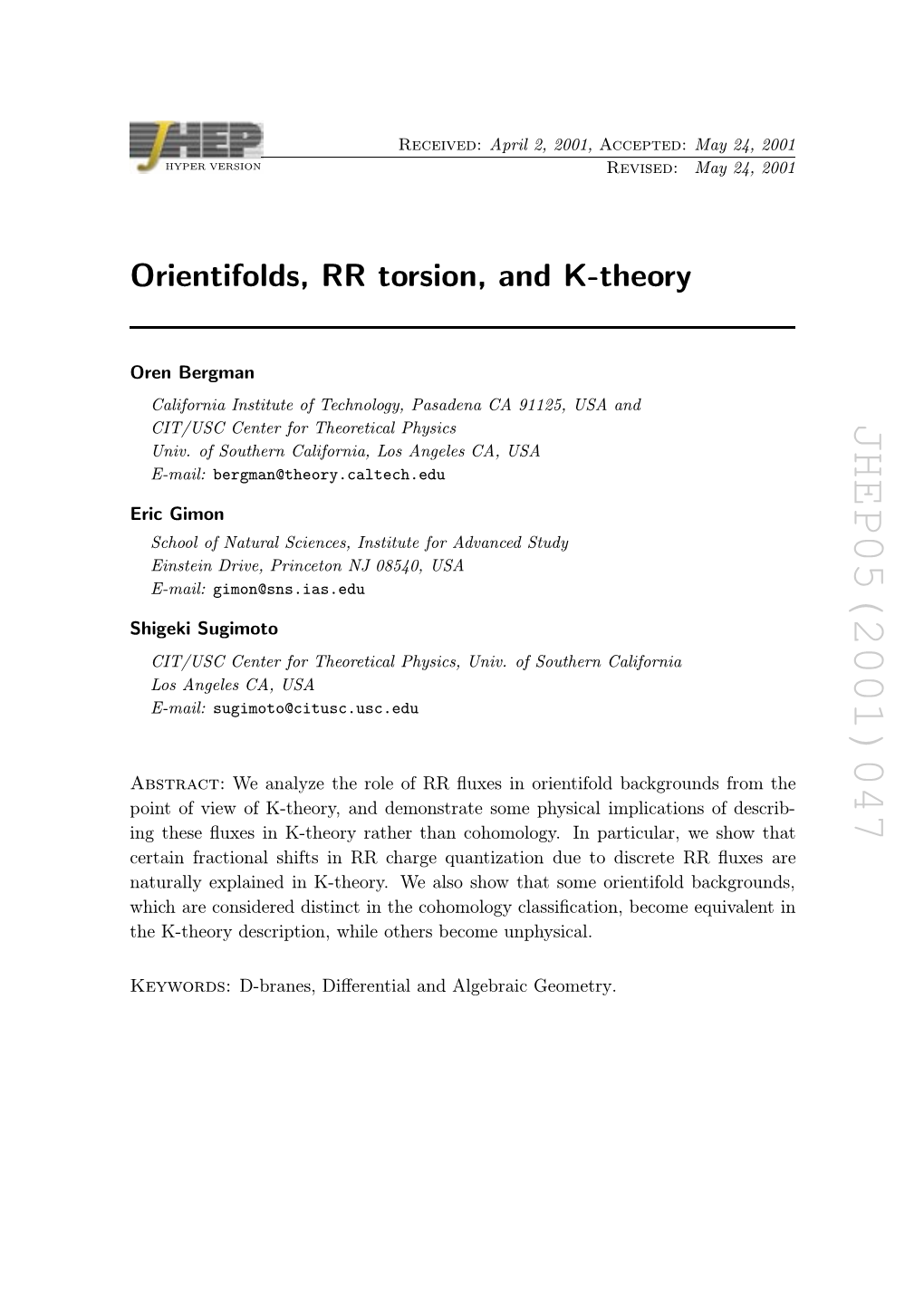 Orientifolds, RR Torsion, and K-Theory