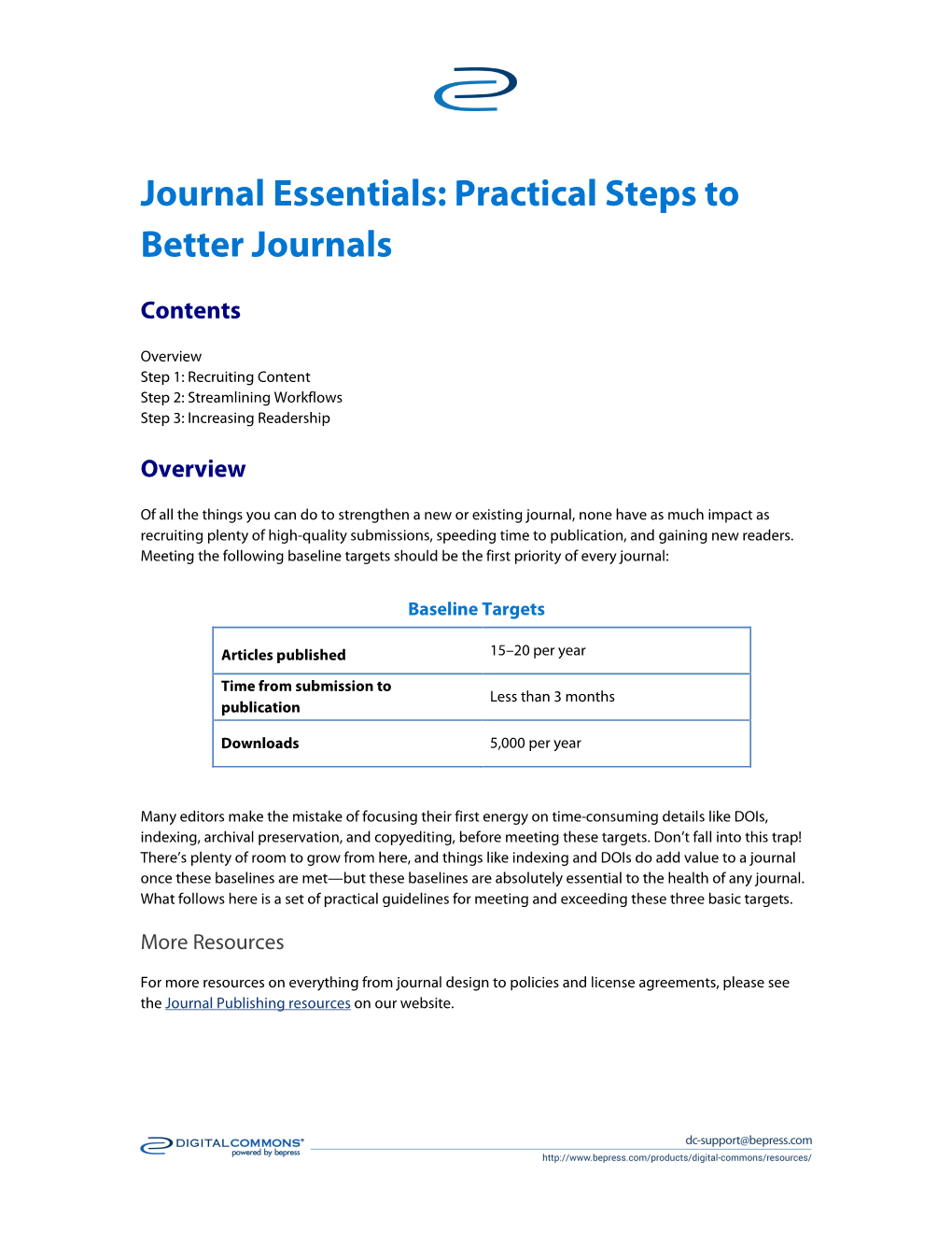 Journal Essentials: Practical Steps to Better Journals