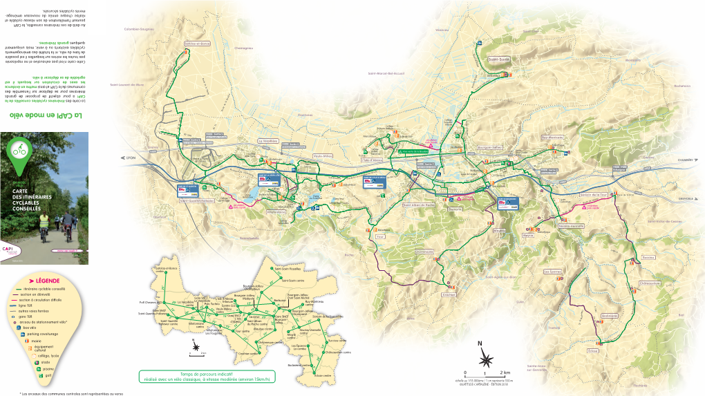 Carte Des Itinéraires Cyclables Conseillés