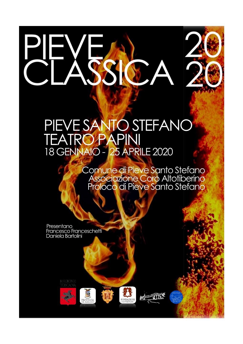 Pieve Santo Stefano Teatro Papini 18 Gennaio - 25 Aprile 2020