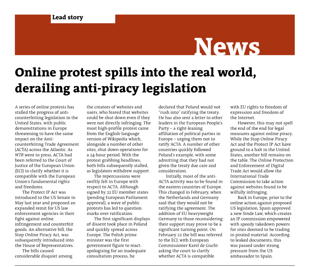 Online Protest Spills Into the Real World, Derailing Anti-Piracy Legislation