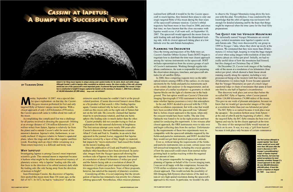 Cassini at Iapetus