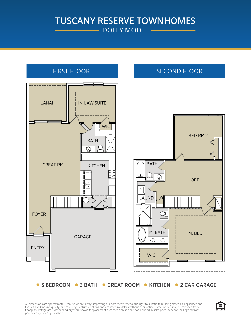 Tuscany Reserve Townhomes Dolly Model