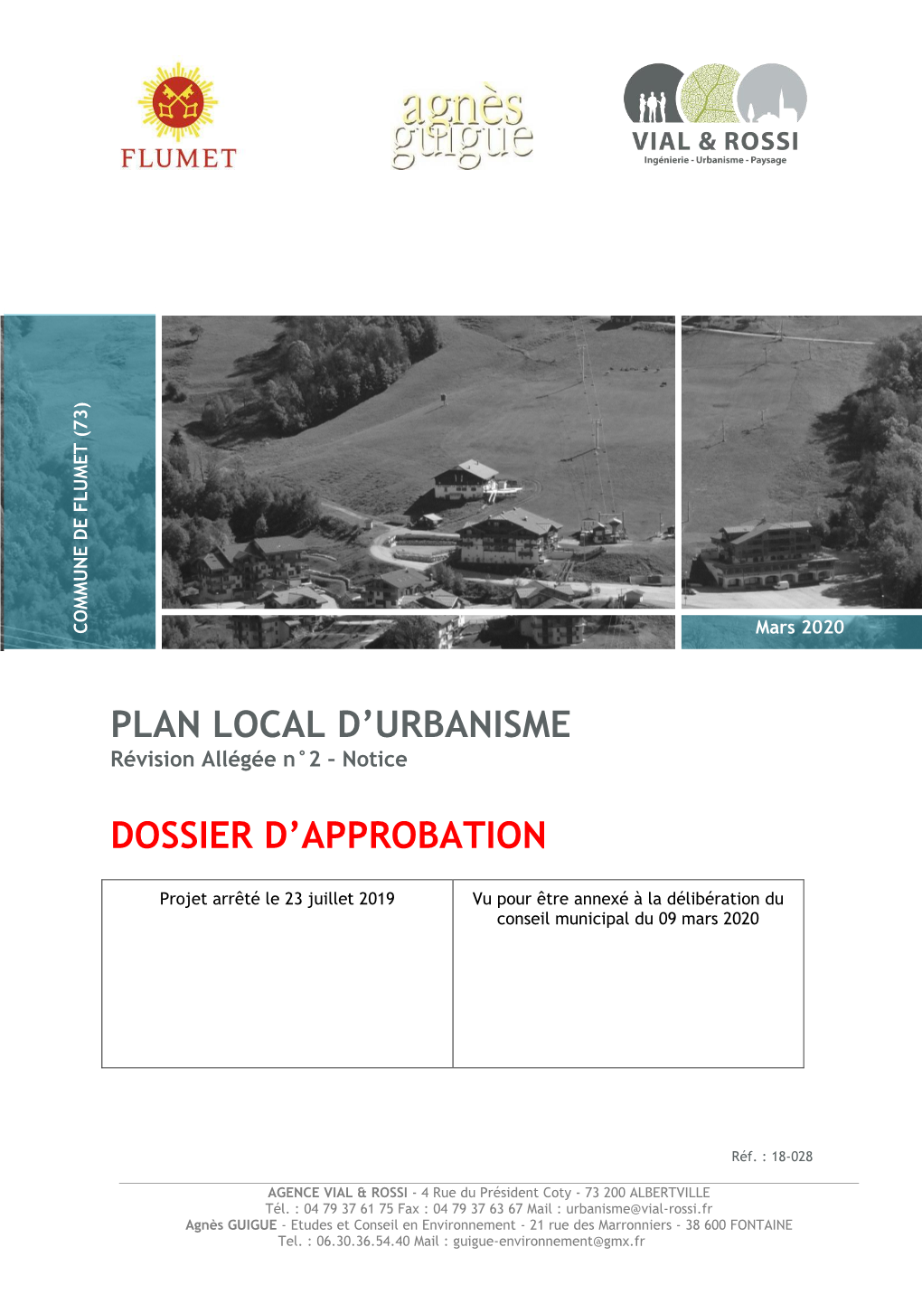 Plan Local D'urbanisme Dossier D'approbation