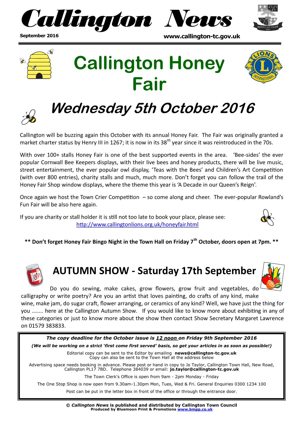 Callington Newsletter