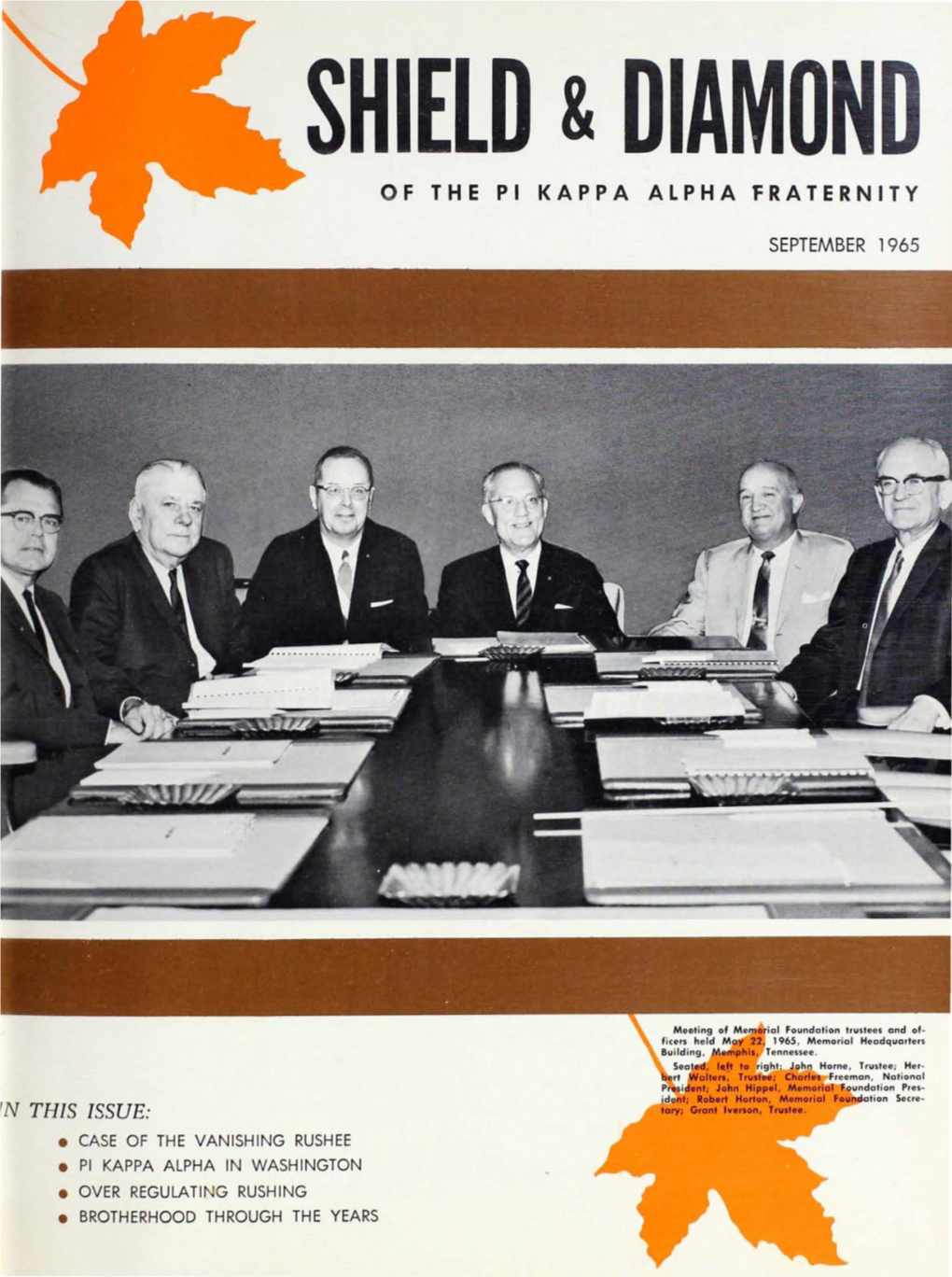 OF the PI KAPPA ALPHA Fraternity