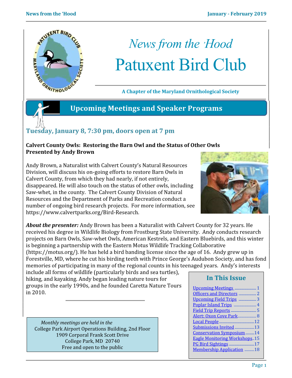 Patuxent Bird Club