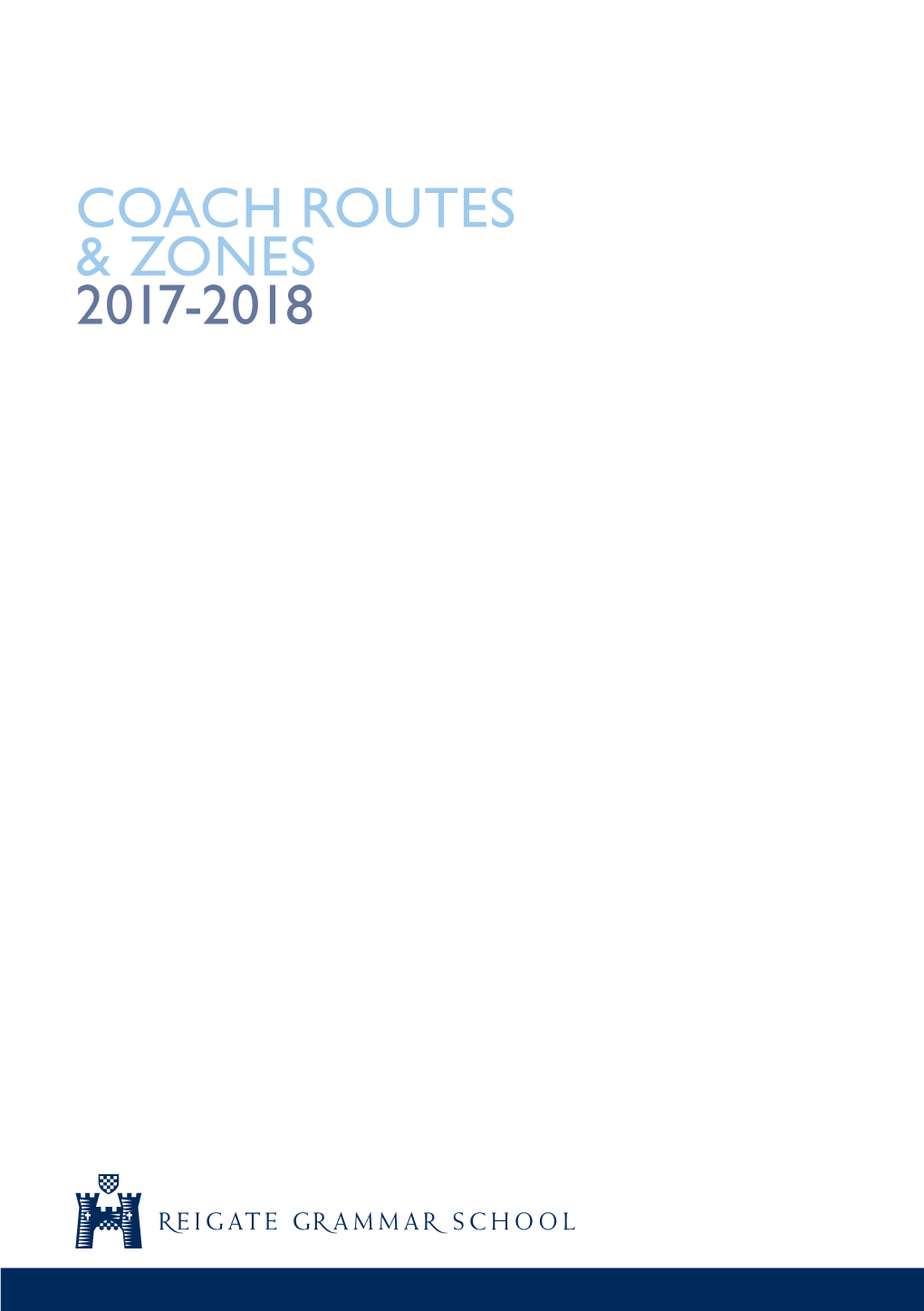 Coach Routes & Zones 2017