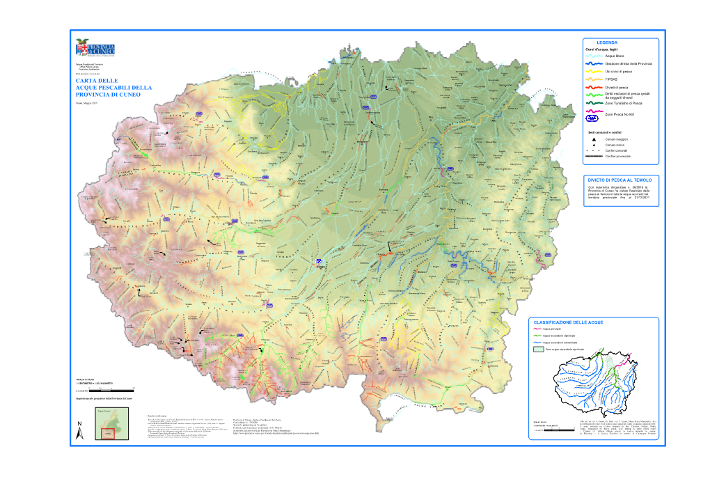 Carta Acque Pescabili 2020 Parte Grafica
