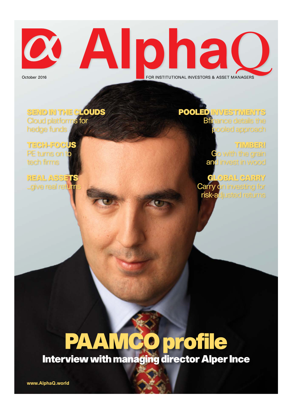 PAAMCO Profile Interview with Managing Director Alper Ince