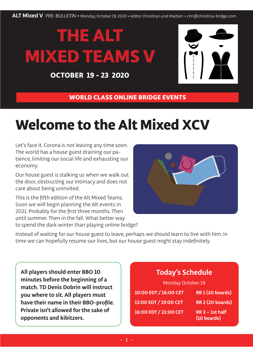 The Alt Mixed Teams V October 19 - 23 2020