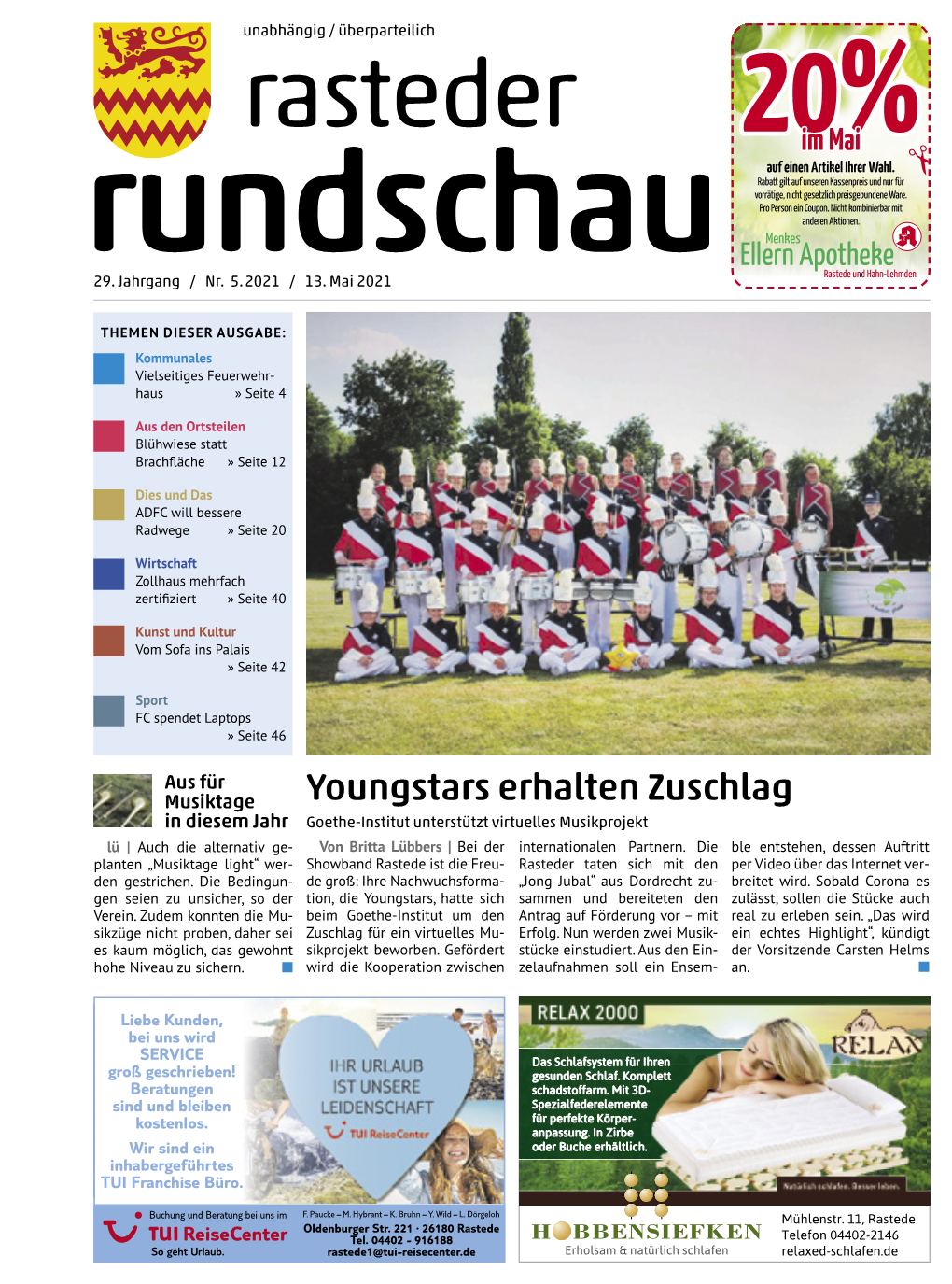 Rasteder Rundschau, Ausgabe Mai 2021