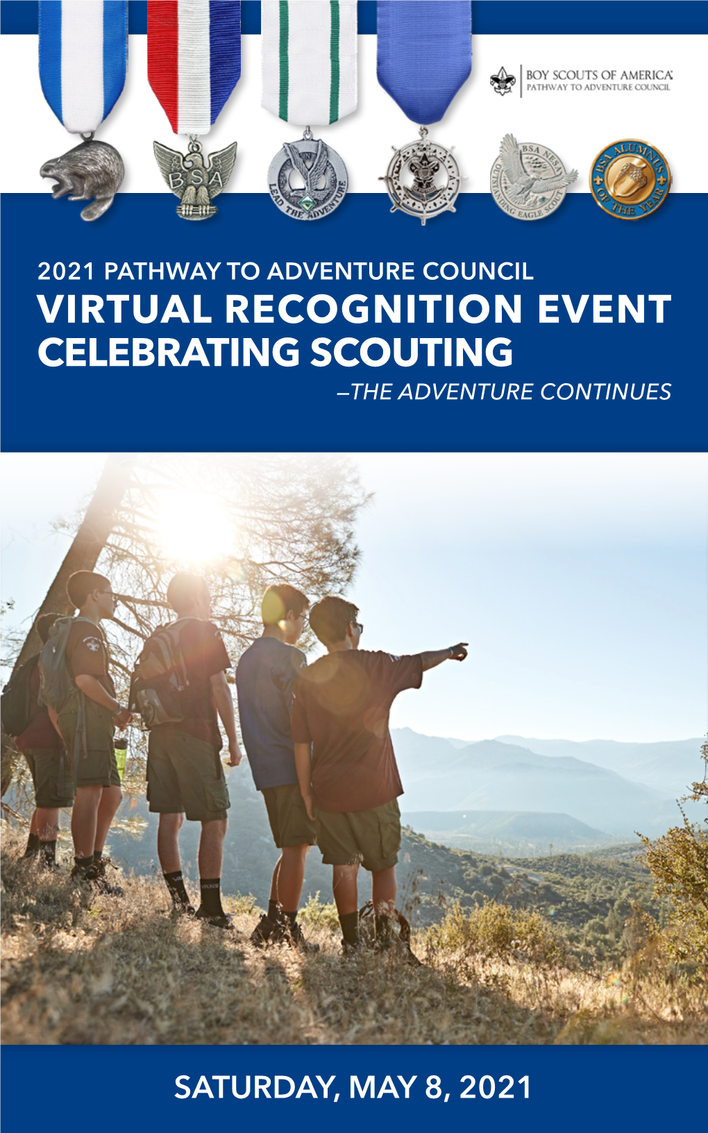 Virtual Recognition Event Celebrating Scouting —The Adventure Continues