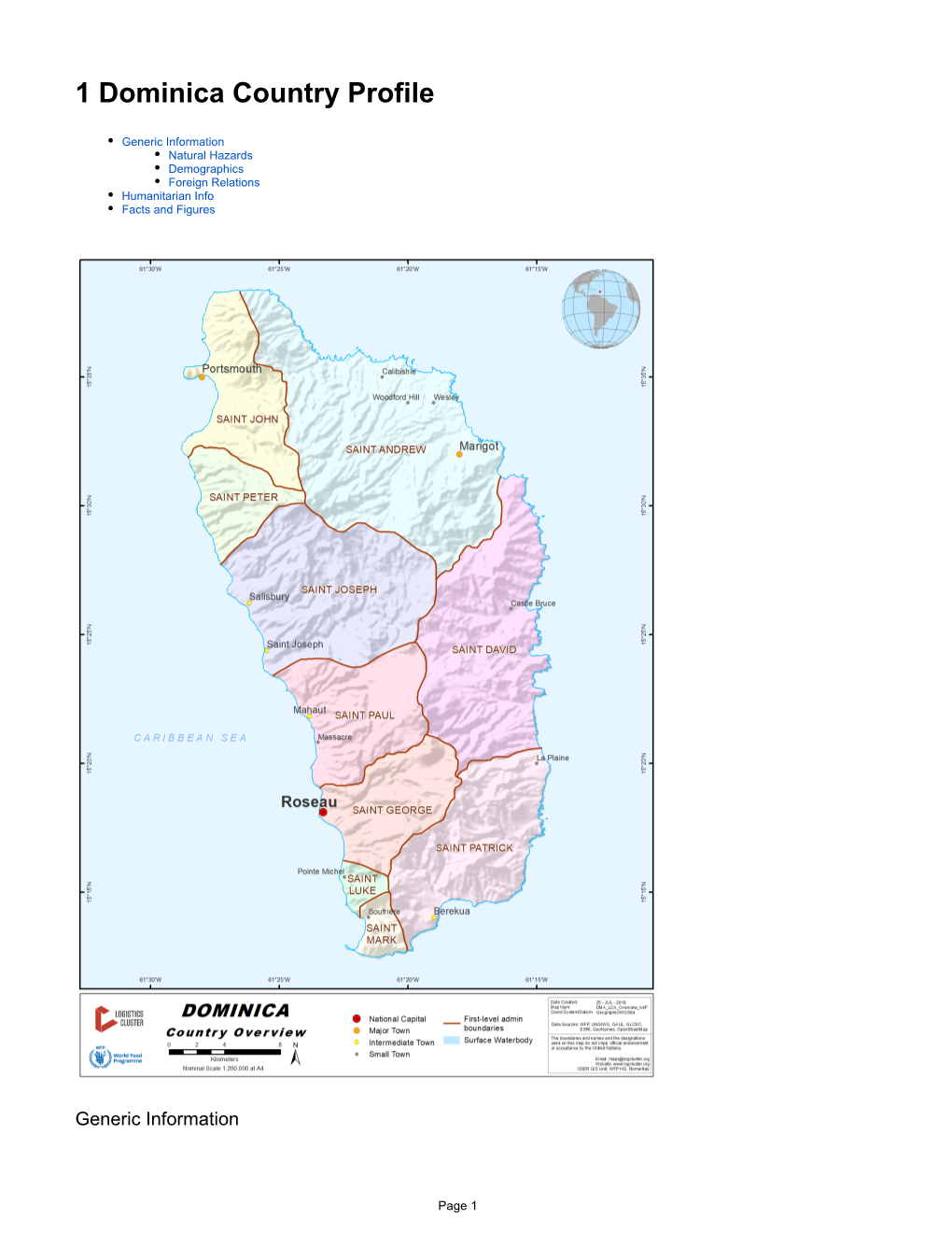 1 Dominica Country Profile