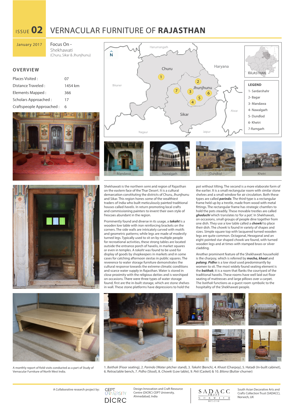 Vernacular Furniture of Rajasthan