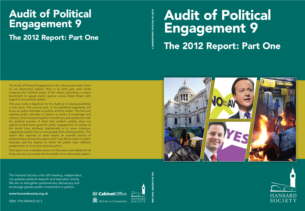 Audit of Political Engagement 9