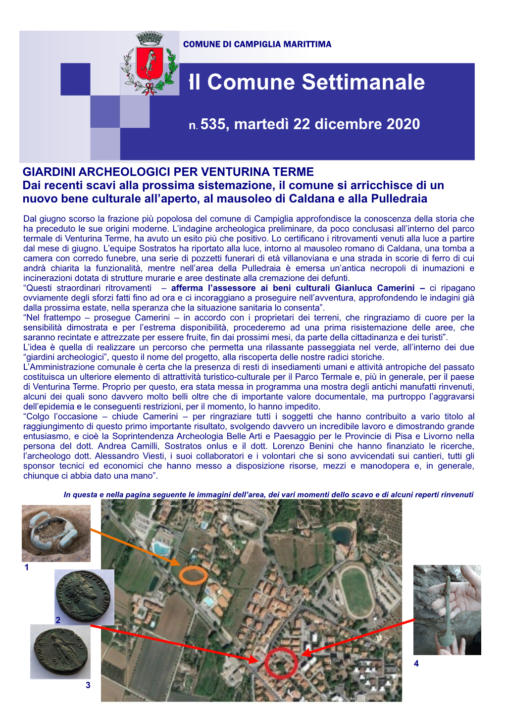 N. 535, Martedì 22 Dicembre 2020