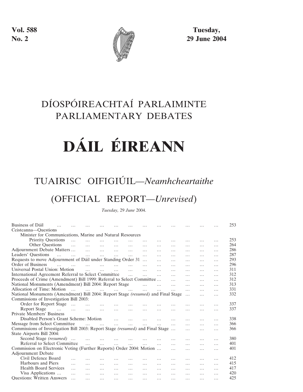 Da´Il E´Ireann