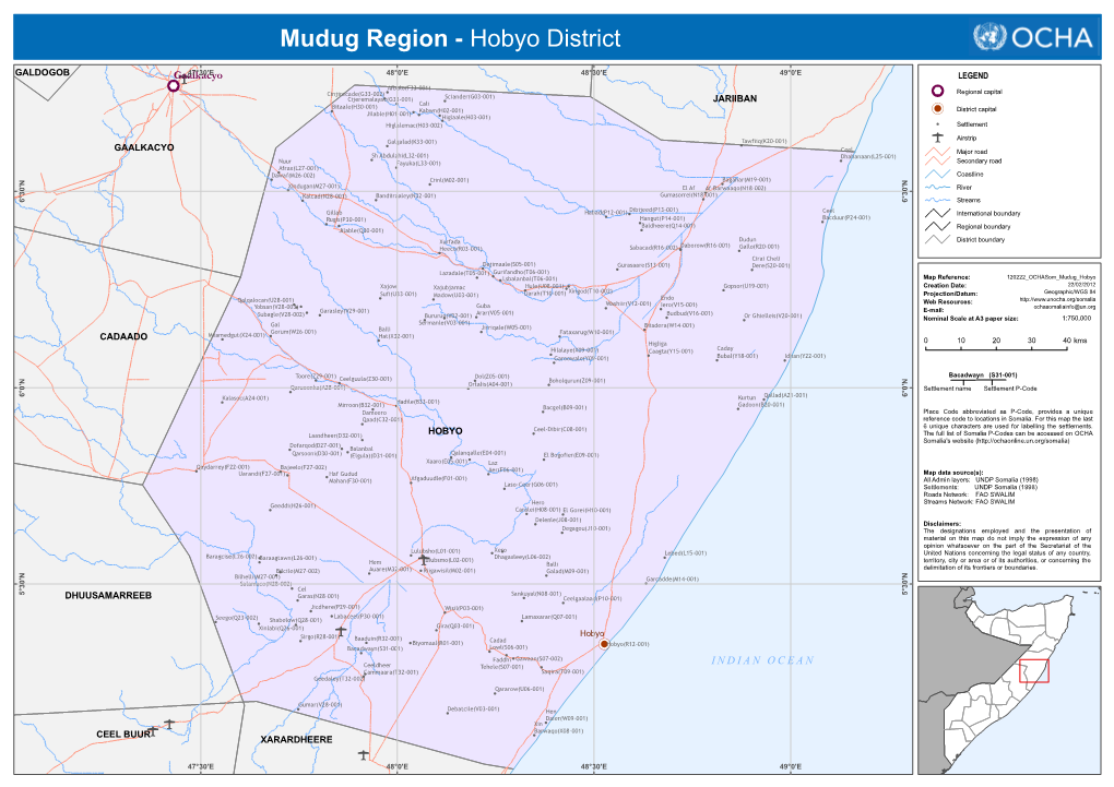 Mudug Region - Hobyo District