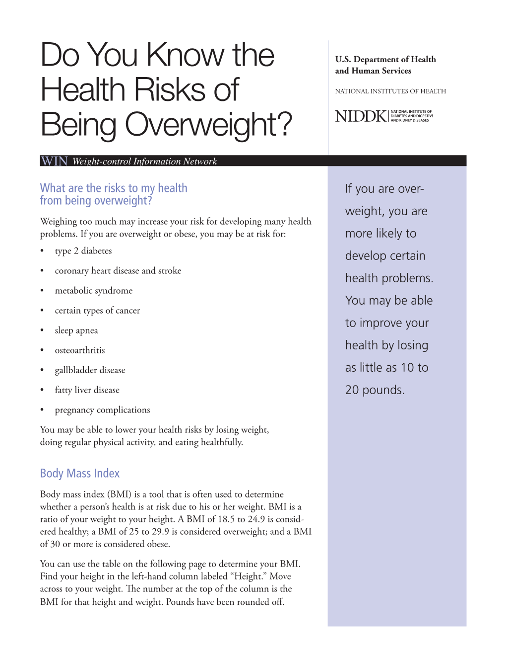 Do You Know the Health Risks of Being Overweight?