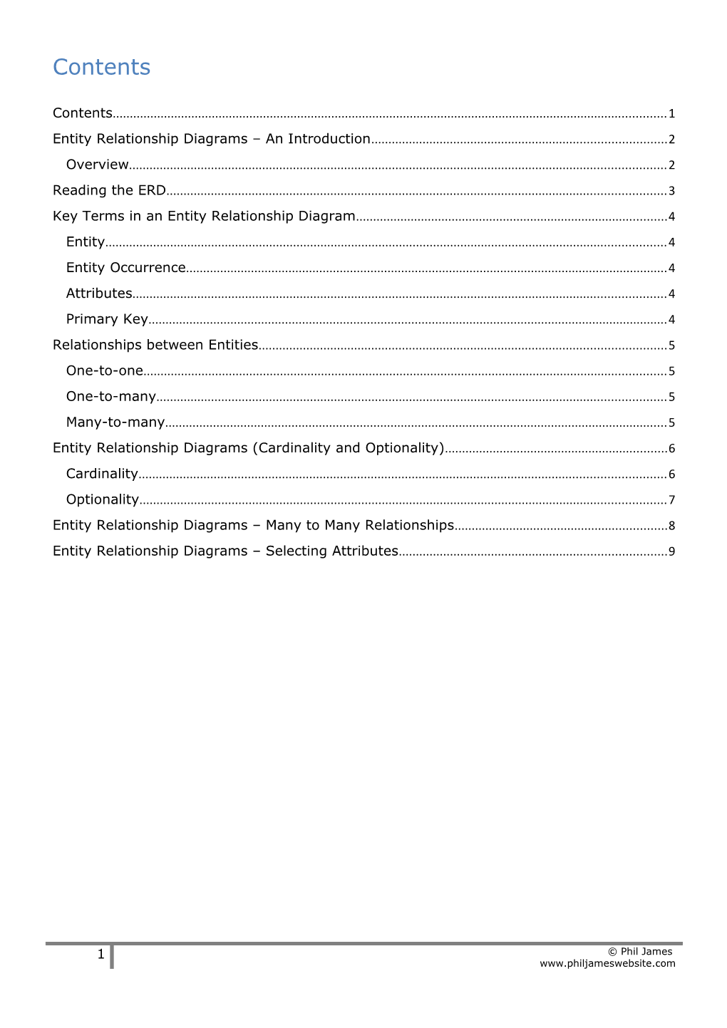 Entity Relationship Diagrams an Introduction 2