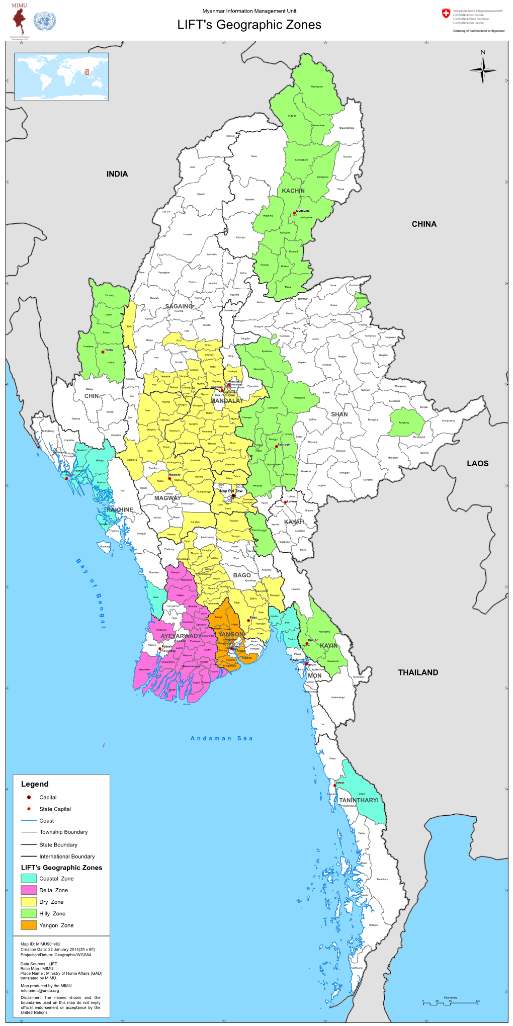 LIFT's Geographic Zones