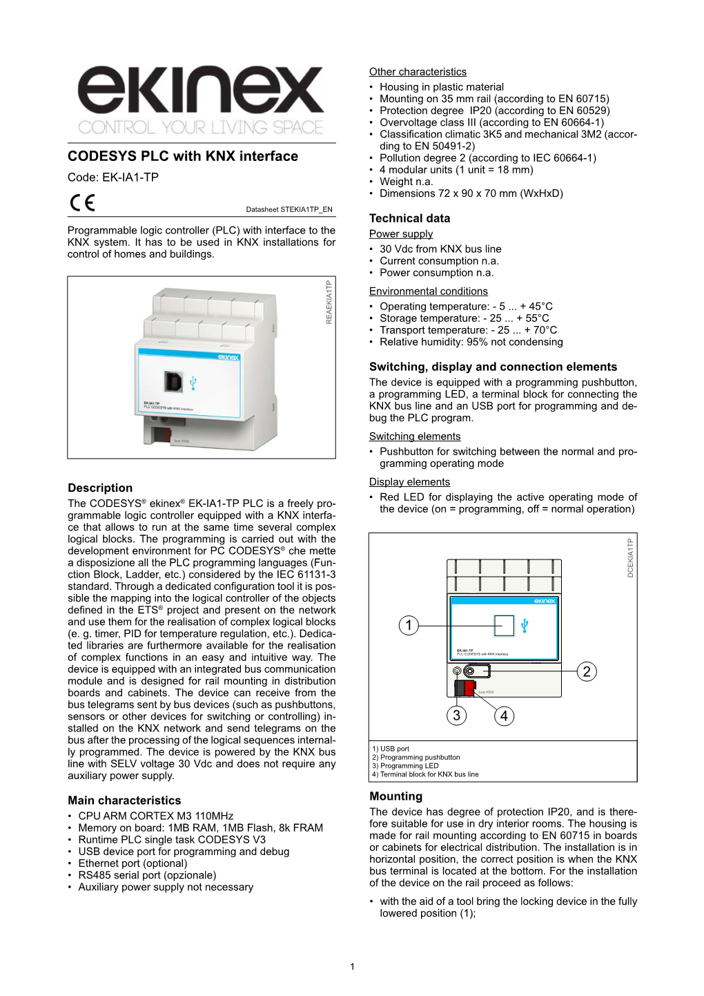 CODESYS PLC with KNX Interface 1 3