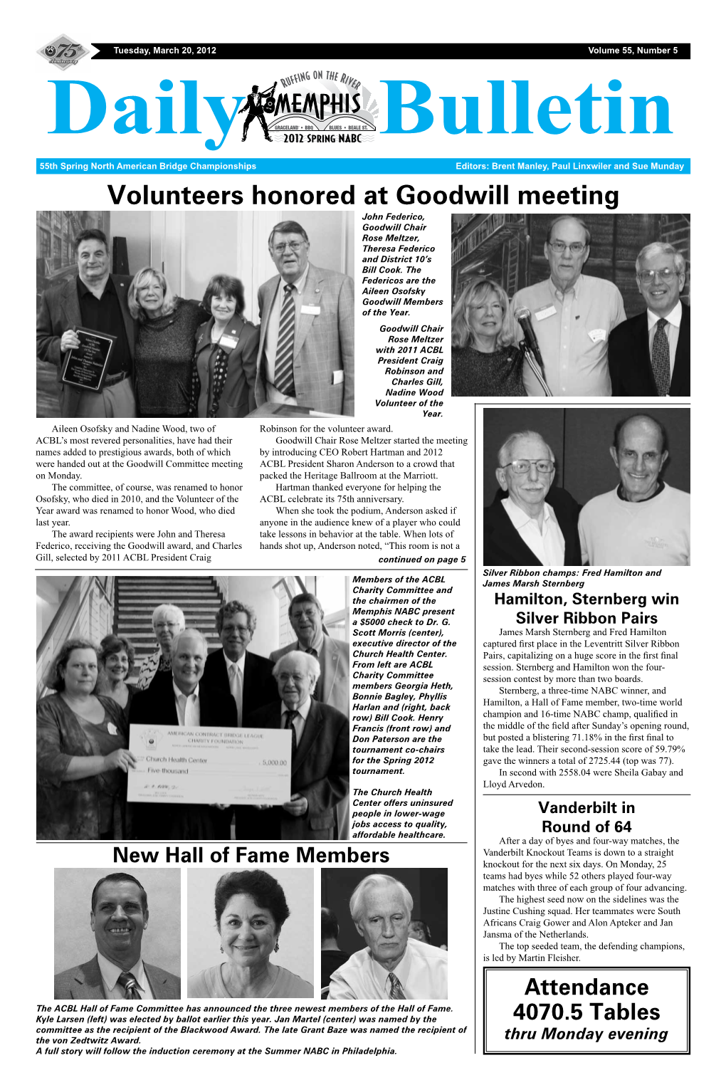 Volunteers Honored at Goodwill Meeting John Federico, Goodwill Chair Rose Meltzer, Theresa Federico and District 10’S Bill Cook