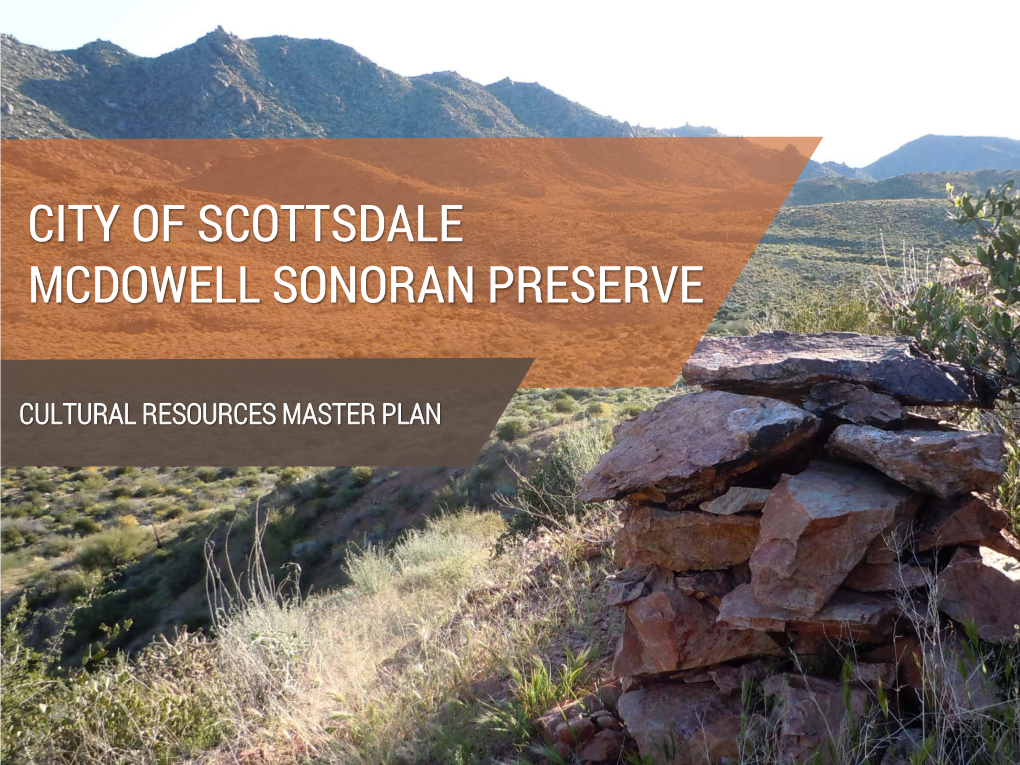 City of Scottsdale Mcdowell Sonoran Preserve