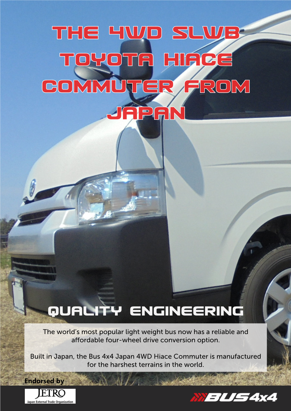 The 4Wd Slwb Toyota Hiace Commuter from Japan