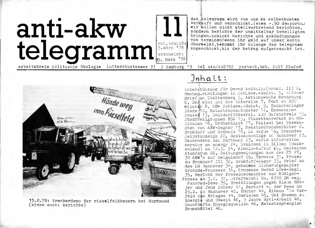 Anti-Akw Telegramm