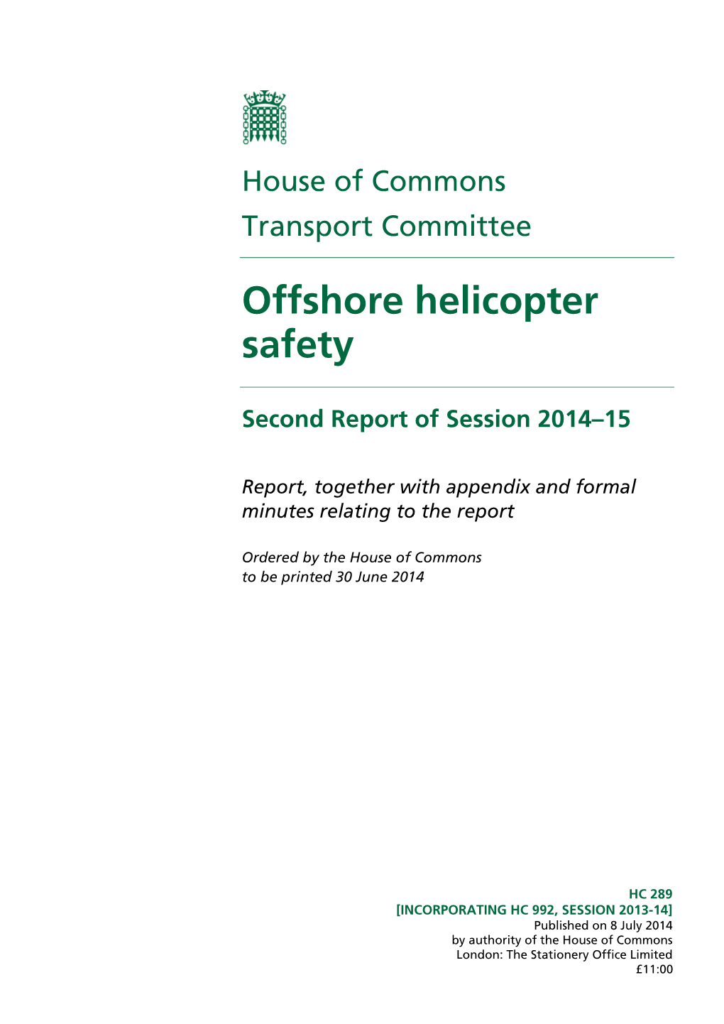 Offshore Helicopter Safety