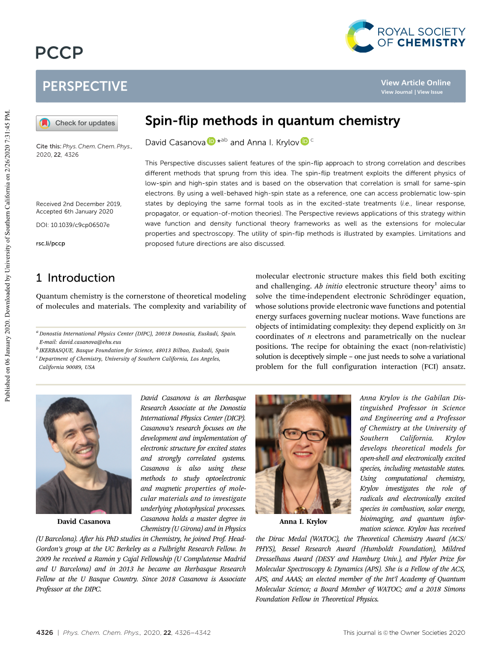 Spin-Flip Methods in Quantum Chemistry