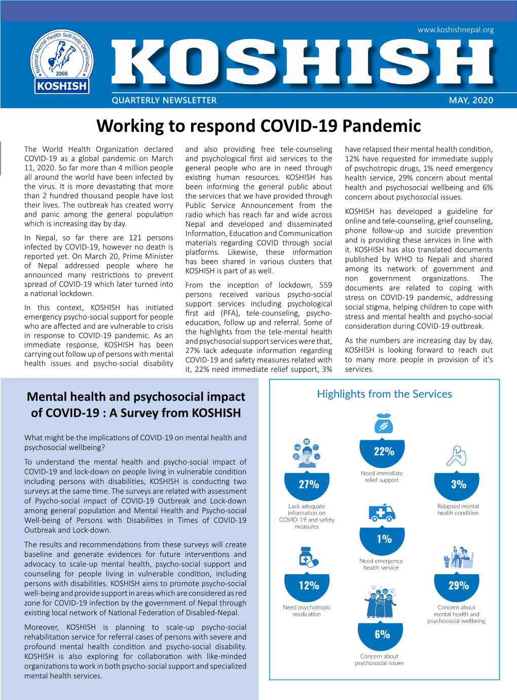Working to Respond COVID-19 Pandemic